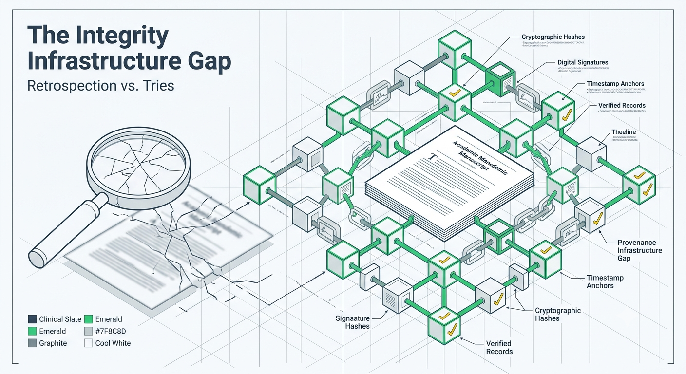 Provenance Infrastructure: Why Detection Can't Save Research